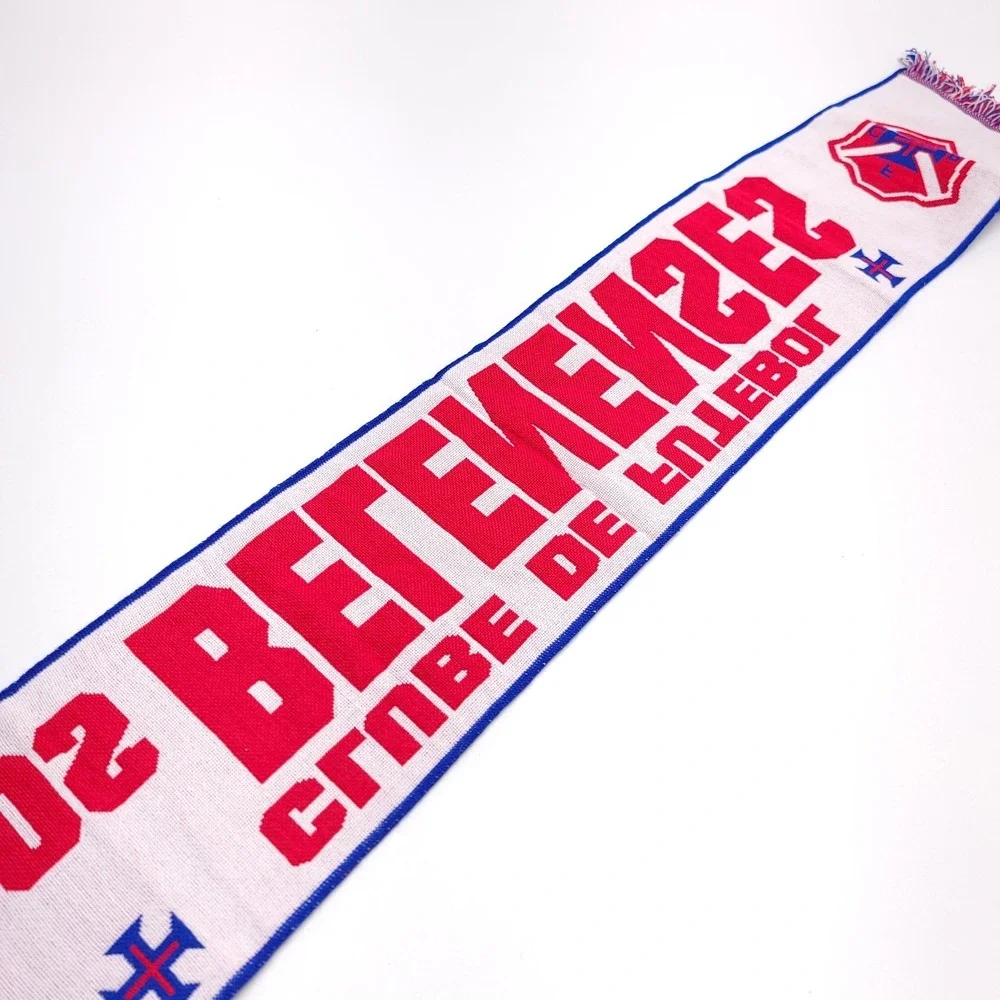 Scarf Club De Football Os Belenenses‎ Portuguese Blue Red White Soccer Euro